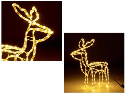 Świecący renifer 216 led świąteczna ozdoba duży ogrodowy z ruchomą głową Świecący renifer 216 led świąteczna ozdoba duży ogrodowy z ruchomą głową