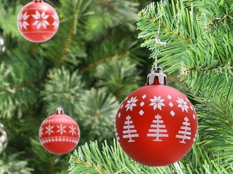 Bombki choinkowe na choinkę 5cm zestaw 30 sztuk zestaw nietłukące ozdoby Bombki choinkowe na choinkę 5cm zestaw 30 sztuk zestaw nietłukące ozdoby