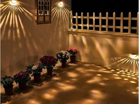 Lampa solarna kinkiet latarnia czujnik zmierzchu led elewacyjna ogrodowa Lampa solarna kinkiet latarnia czujnik zmierzchu led elewacyjna ogrodowa