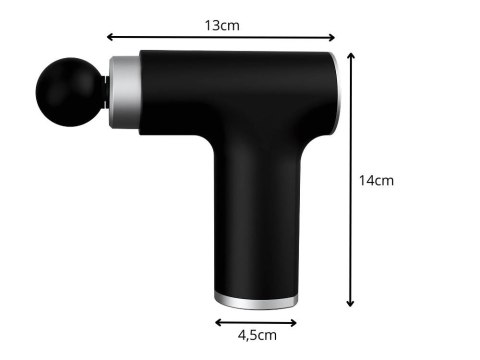 Pistolet do masażu masażer mocny rozgrzewający chłodzący 10 koncówek usb Pistolet do masażu masażer mocny rozgrzewający chłodzący 10 koncówek usb