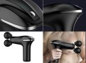 Pistolet do masażu pleców ciała nóg masażer mocny massage gun 4 końcówki