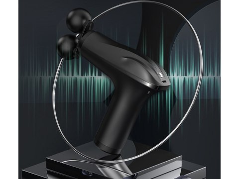 Pistolet do masażu pleców ciała nóg masażer mocny massage gun 4 końcówki Pistolet do masażu pleców ciała nóg masażer mocny massage gun 4 końcówki