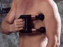 Pistolet do masażu podwójny masażer do pleców ciała mocny 8 końcówek
