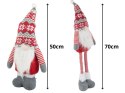 Skrzat krasnal gnom świąteczny teleskopowe reguowane nogi 50 - 70cm