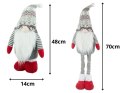 Skrzat krasnal gnom świąteczny teleskopowe reguowane nogi 50 - 70cm