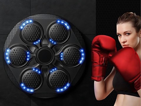 Tarcza bokserska trener boxu mma muzyka usb bluetooth + rękawice bokserskie Tarcza bokserska trener boxu mma muzyka usb bluetooth + rękawice bokserskie