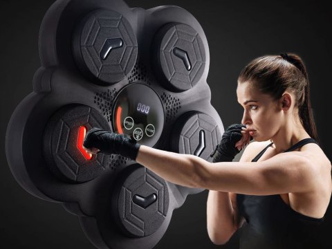 Tarcza bokserska trener boxu muzyka bluetooth usb c + rękawice bokserskie Tarcza bokserska trener boxu muzyka bluetooth usb c + rękawice bokserskie