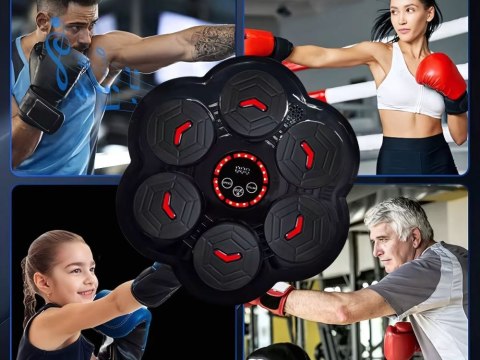 Tarcza bokserska trener boxu muzyka bluetooth usb c + rękawice bokserskie Tarcza bokserska trener boxu muzyka bluetooth usb c + rękawice bokserskie