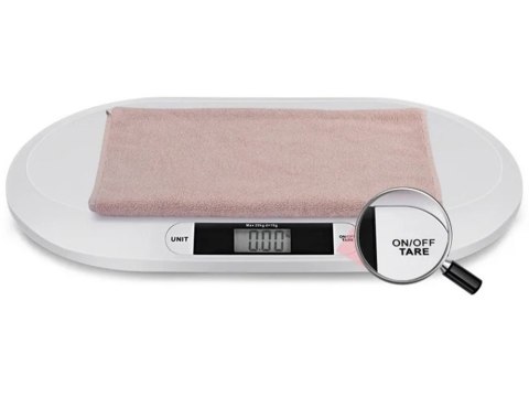 Waga elektroniczna dla niemowląt dzieci noworodków do 20kg dokładna 10g Waga elektroniczna dla niemowląt dzieci noworodków do 20kg dokładna 10g