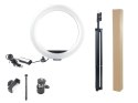 Lampa pierścieniowa led rgb ring + uchwyt na telefon + regulowany statyw