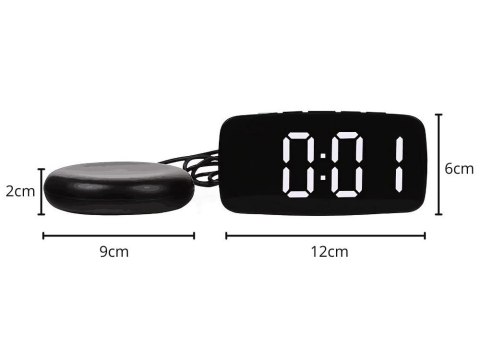 Budzik zegar elektroniczny z padem wibracyjnym led alarm cyfrowy sieciowy Budzik zegar elektroniczny z padem wibracyjnym led alarm cyfrowy sieciowy