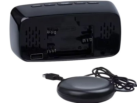 Budzik zegar elektroniczny z padem wibracyjnym led alarm cyfrowy sieciowy Budzik zegar elektroniczny z padem wibracyjnym led alarm cyfrowy sieciowy