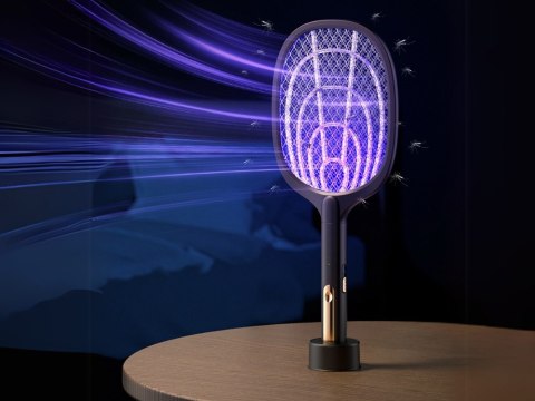 Elektryczna łapka packa na muchy komary ćmy owady z lampą uv z podstawką Elektryczna łapka packa na muchy komary ćmy owady z lampą uv z podstawką