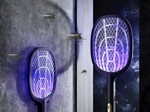 Elektryczna łapka packa na muchy komary ćmy owady z lampą uv z podstawką Elektryczna łapka packa na muchy komary ćmy owady z lampą uv z podstawką