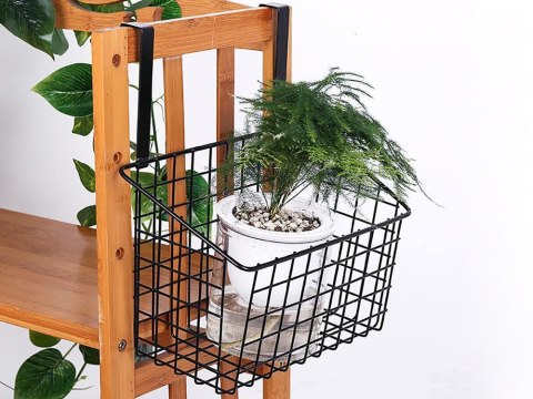Kosz koszyk organizer metalowy zawieszany na drzwi półka wisząca kuchenna Kosz koszyk organizer metalowy zawieszany na drzwi półka wisząca kuchenna
