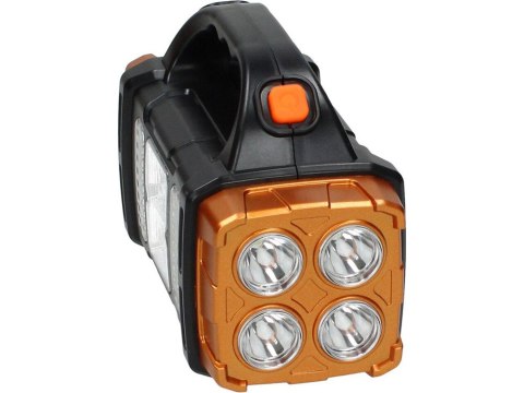 Latarka solarna przenośna lampka akumulatorowa led cob powerbank reflektor Latarka solarna przenośna lampka akumulatorowa led cob powerbank reflektor