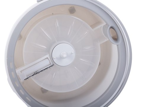 Mop obrotowy rotacyjny 360 spin wiadro zestaw 2x nakładki mikrofibra Mop obrotowy rotacyjny 360 spin wiadro zestaw 2x nakładki mikrofibra
