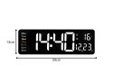 Zegar alarm elektroniczny cyfrowy led wiszący data temperatura budzik dni