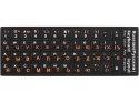 Naklejki nakładki nalepki na klawiaturę laptopa pc qwerty cyrlica 11x13mm