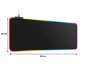 Podkładka gamingowa podświetlana rgb xxl 90x40 pod myszkę klawiaturę usb