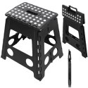 Taboret składany duży stołek krzesło składane wytrzymałe rozkładany 39cm