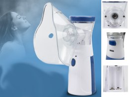 Inhalator nebulizator siateczkowy mesh przenośny bezprzewodowy cichy maska