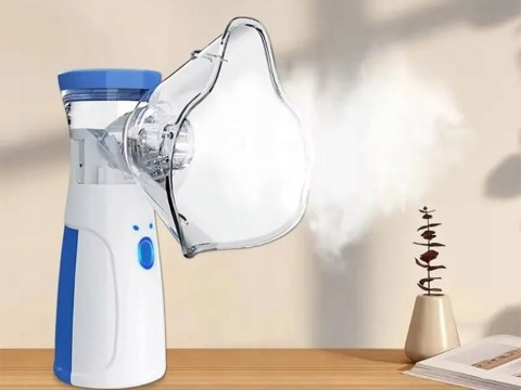 Inhalator nebulizator siateczkowy mesh przenośny bezprzewodowy cichy maska Inhalator nebulizator siateczkowy mesh przenośny bezprzewodowy cichy maska