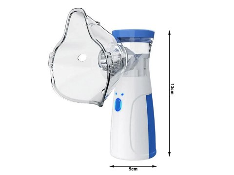 Inhalator nebulizator siateczkowy mesh przenośny bezprzewodowy cichy maska Inhalator nebulizator siateczkowy mesh przenośny bezprzewodowy cichy maska