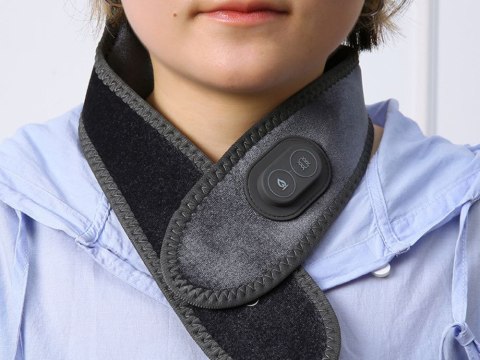 Opaska masażer na ból karku szyji rozgrzewająca masująca na usb lekka Opaska masażer na ból karku szyji rozgrzewająca masująca na usb lekka