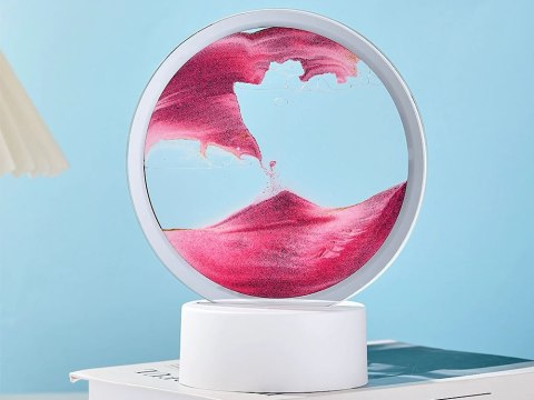 Lampa piaskowa 3d ruchomy dynamiczny piasek dekoracyjna biurko usb led rgb Lampa piaskowa 3d ruchomy dynamiczny piasek dekoracyjna biurko usb led rgb