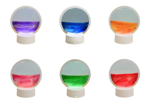 Lampa piaskowa 3d ruchomy dynamiczny piasek dekoracyjna biurko usb led rgb Lampa piaskowa 3d ruchomy dynamiczny piasek dekoracyjna biurko usb led rgb