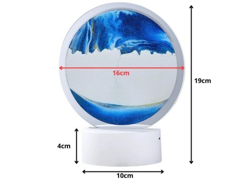 Lampa piaskowa 3d ruchomy dynamiczny piasek dekoracyjna biurko usb led rgb Lampa piaskowa 3d ruchomy dynamiczny piasek dekoracyjna biurko usb led rgb