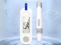 Glukometr cyfrowy zestaw lcd 50 pasków 50 lancetów test cukru we krwi
