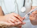Glukometr cyfrowy zestaw lcd 50 pasków 50 lancetów test cukru we krwi