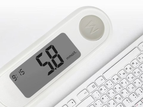 Glukometr cyfrowy zestaw lcd 50 pasków 50 lancetów test cukru we krwi Glukometr cyfrowy zestaw lcd 50 pasków 50 lancetów test cukru we krwi
