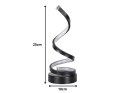 Lampa spiralna led biurkowa stołowa 3 barwy światła usb regulacja jasności