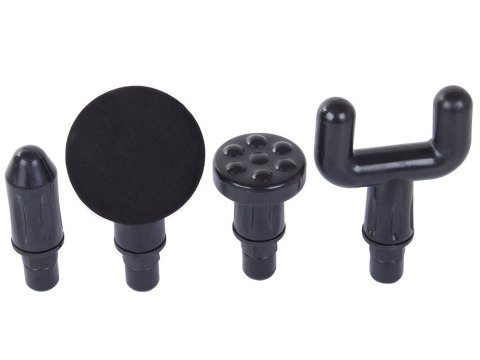 PISTOLET DO MASAŻU PLECÓW CIAŁA NÓG MASAŻER MOCNY MASSAGE GUN 4 KOŃCÓWKI PISTOLET DO MASAŻU PLECÓW CIAŁA NÓG MASAŻER MOCNY MASSAGE GUN 4 KOŃCÓWKI