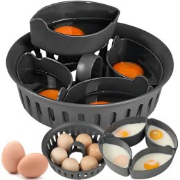 Wkładka do gotowania jajek do robota kuchennego 2 w 1 na 6 jajek koszyk