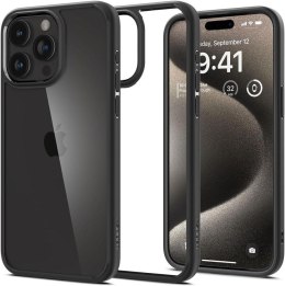 ETUI ULTRA HYBRID NA IPHONE 15 PRO CZARNY MAT