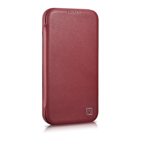 SKÓRZANE ETUI IPHONE 14 PRO Z KLAPKĄ MAGNETYCZNE MAGSAFE CE PREMIUM LEATHER BORDOWY SKÓRZANE ETUI IPHONE 14 PRO Z KLAPKĄ MAGNETYCZNE MAGSAFE CE PREMIUM LEATHER BORDOWY