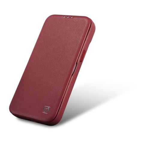SKÓRZANE ETUI IPHONE 14 PRO Z KLAPKĄ MAGNETYCZNE MAGSAFE CE PREMIUM LEATHER BORDOWY SKÓRZANE ETUI IPHONE 14 PRO Z KLAPKĄ MAGNETYCZNE MAGSAFE CE PREMIUM LEATHER BORDOWY