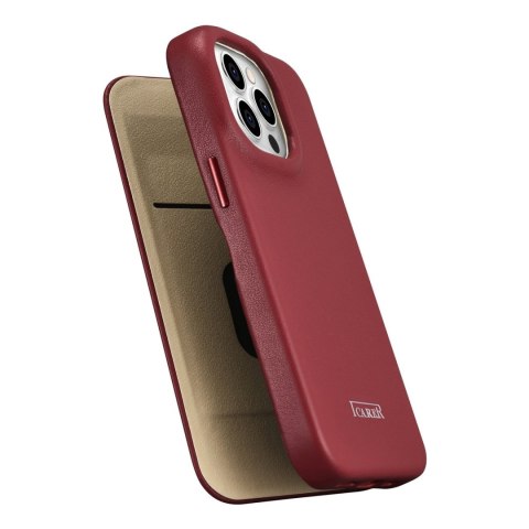SKÓRZANE ETUI IPHONE 14 PRO Z KLAPKĄ MAGNETYCZNE MAGSAFE CE PREMIUM LEATHER BORDOWY SKÓRZANE ETUI IPHONE 14 PRO Z KLAPKĄ MAGNETYCZNE MAGSAFE CE PREMIUM LEATHER BORDOWY