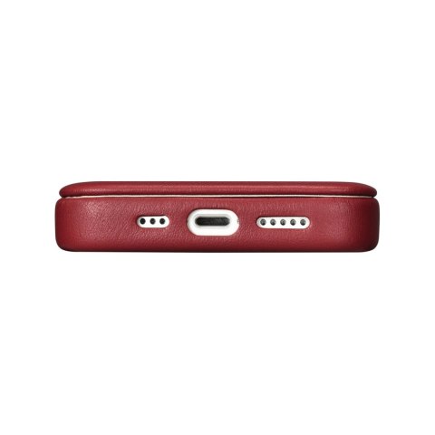 SKÓRZANE ETUI IPHONE 14 PRO Z KLAPKĄ MAGNETYCZNE MAGSAFE CE PREMIUM LEATHER BORDOWY SKÓRZANE ETUI IPHONE 14 PRO Z KLAPKĄ MAGNETYCZNE MAGSAFE CE PREMIUM LEATHER BORDOWY