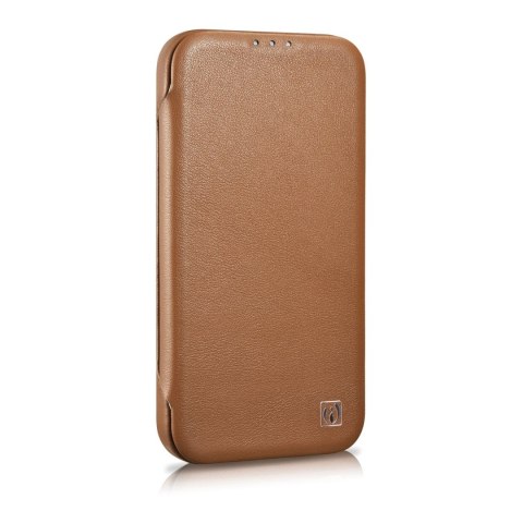 SKÓRZANE ETUI IPHONE 14 PRO Z KLAPKĄ MAGNETYCZNE MAGSAFE CE PREMIUM LEATHER JASNY BRĄZ SKÓRZANE ETUI IPHONE 14 PRO Z KLAPKĄ MAGNETYCZNE MAGSAFE CE PREMIUM LEATHER JASNY BRĄZ