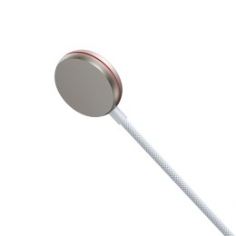 2W1 KABEL LIGHTNING DO IPHONE I ŁADOWARKA INDUKCYJNA DO APPLE WATCH USB-C 1.5M BIAŁY