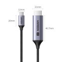 KABEL PRZEWÓD PRZEJŚCIÓWKA USB-C - HDMI 2.1 8K 60HZ 1.5M SZARY