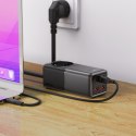 ŁADOWARKA BIURKOWA STACJA ŁADOWANIA Z2 GAN 75W PD 3X USB-C 2X USB-A CZARNO-SZARA