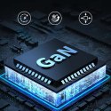MOCNA ŁADOWARKA SIECIOWA GAN 100W 2X USB-A 2X USB-C BIAŁA