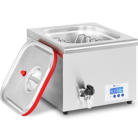 CYRKULATOR SOUS VIDE URZĄDZENIE DO GOTOWANIA W NISKIEJ TEMPERATURZE 30-95 C 16 L 500 W CYRKULATOR SOUS VIDE URZĄDZENIE DO GOTOWANIA W NISKIEJ TEMPERATURZE 30-95 C 16 L 500 W