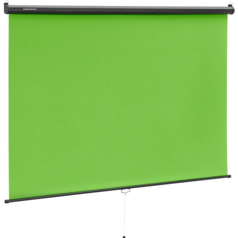 ZIELONE TŁO FOTOGRAFICZNE ROZWIJANE NA ŚCIANĘ SUFIT GREEN SCREEN 84'' 206 X 181 CM